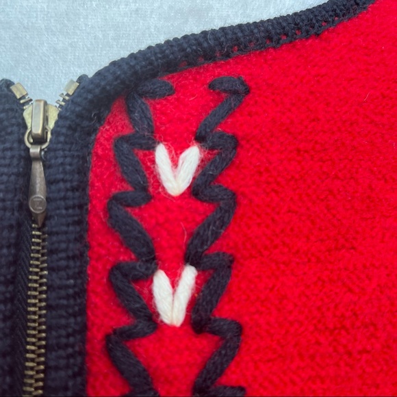 Bergland Austria Tiroler Sport Vintage Wool Pullover Sweater - Size Medium - Picture 3 of 15